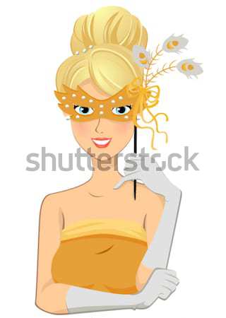 Naked Pregnant Woman Stock photo © lenm