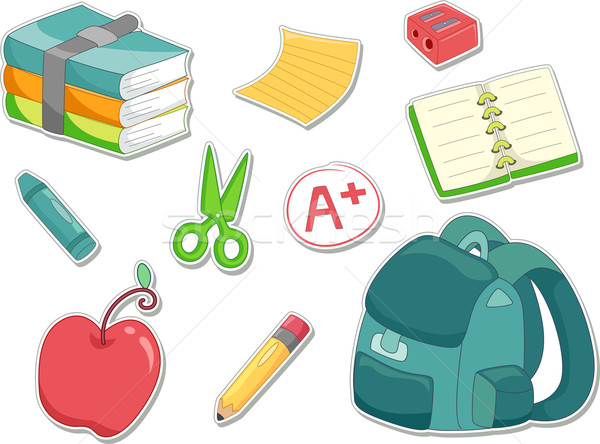 Education Sticker Stock photo © lenm