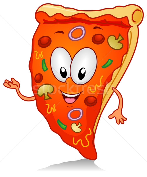 пиццы жест иллюстрация характер что-то Сток-фото © lenm