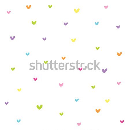 Seamless heart pattern Stock photo © LeonART