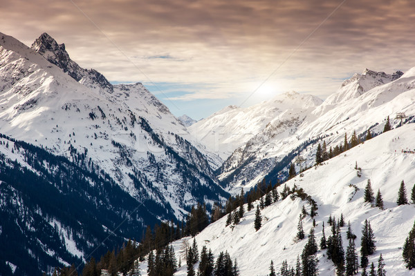 Stock photo: mountain landscape