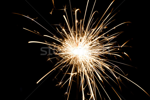 Stock photo: spark