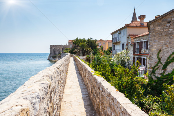 Ciudad vista barrio antiguo Montenegro Europa belleza Foto stock © Leonidtit