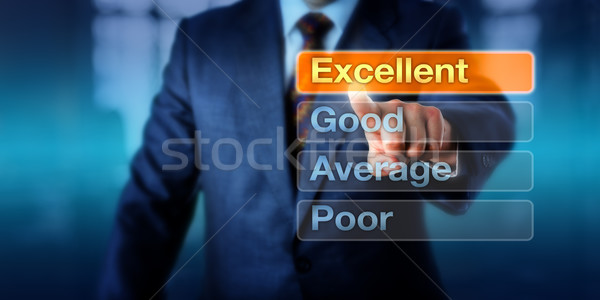 Human Resources Manager Choosing Excellent Stock photo © leowolfert
