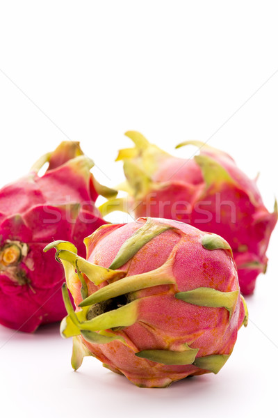 Stock photo: Close-up On Three Whole Strawberry Pears