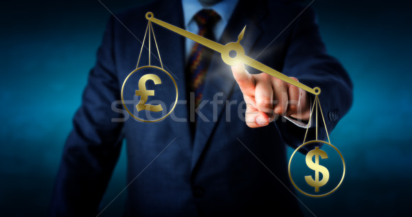Dollár brit font valuta szimbólum felirat Stock fotó © leowolfert