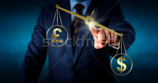 Dollar britisch Pfund Währung Symbol Zeichen Stock foto © leowolfert