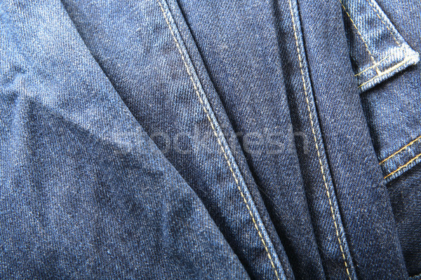 Jeans textura moda resumen diseno azul Foto stock © leungchopan