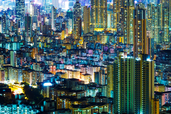 Residential district in Hong Kong Stock photo © leungchopan