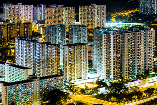 Residential district in Hong Kong Stock photo © leungchopan