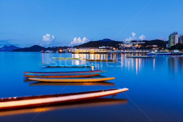 Seascape and ship Stock photo © leungchopan