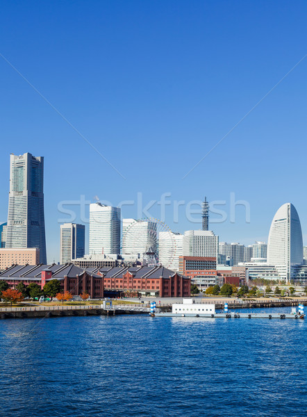 Yokohama città Giappone business costruzione skyline Foto d'archivio © leungchopan