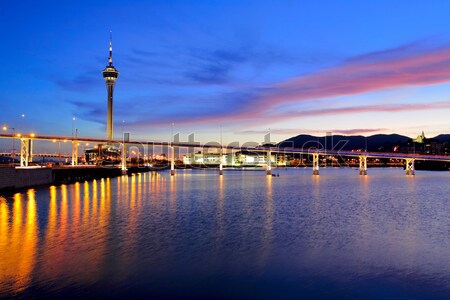 Macau at night Stock photo © leungchopan