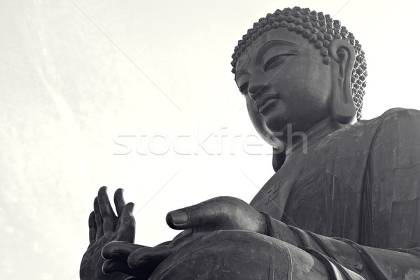 Abbronzatura buddha mano viaggio culto isola Foto d'archivio © leungchopan