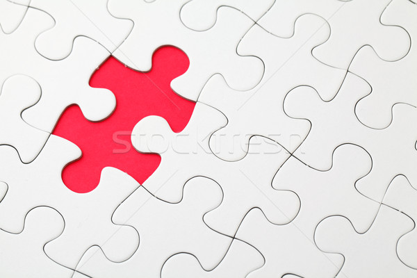 Stock photo: Missing puzzle piece