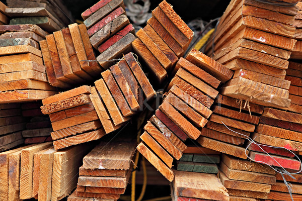 Stacked Construction Wood Stock photo © leungchopan