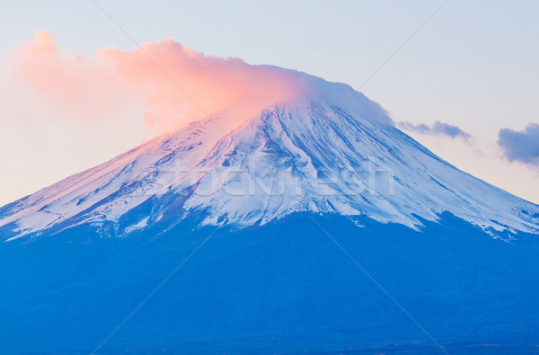 Mountain Fuji during sunrise Stock photo © leungchopan