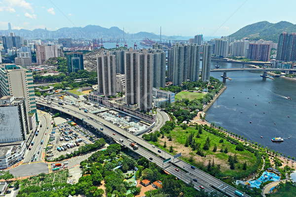 Tsuen Wan in Hong Kong Stock photo © leungchopan