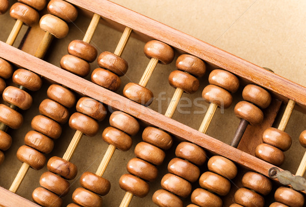 Abacus Geld Holz Hintergrund Finanzierung zurück Stock foto © leungchopan