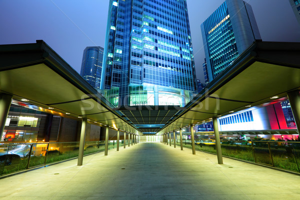 Stock foto: Hongkong · Business · Himmel · Gebäude · Stadt · abstrakten