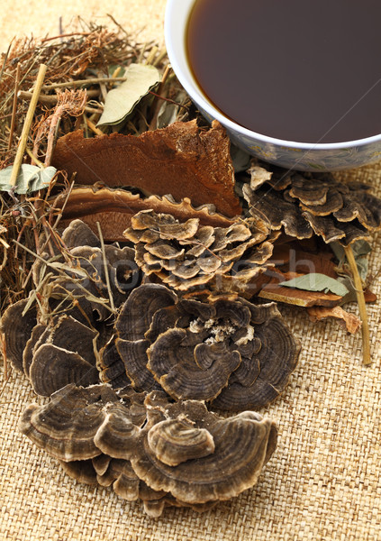 Chinois phytothérapie texture médecine boire thé Photo stock © leungchopan
