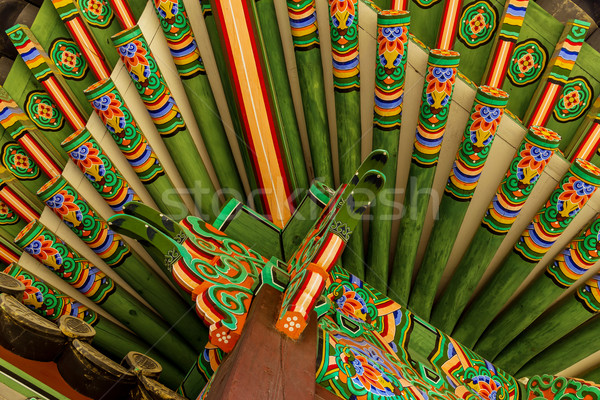 Traditional korean architecture Stock photo © leungchopan