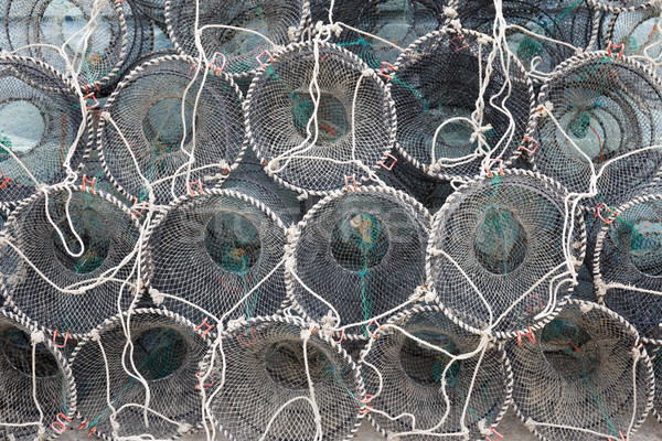 Empty traps for capture seafood Stock photo © leungchopan