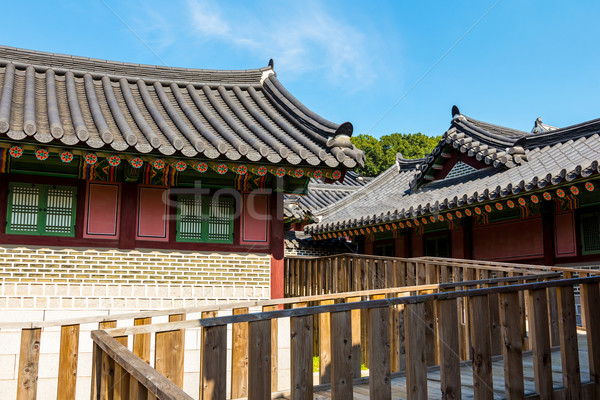 Tradicional arquitectura cielo diseno viaje culto Foto stock © leungchopan