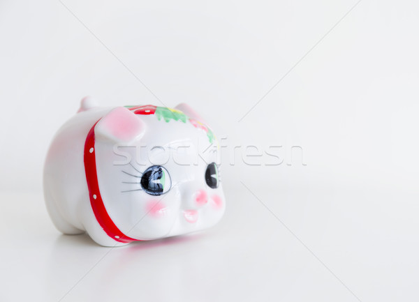 Stock photo: Piggy bank in chinese style