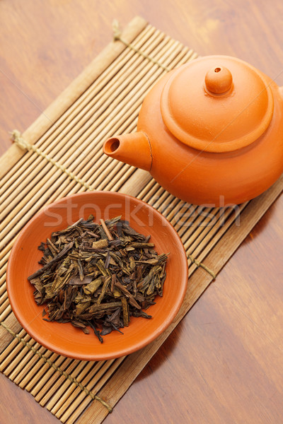 чайник сушат чай воды продовольствие Сток-фото © leungchopan