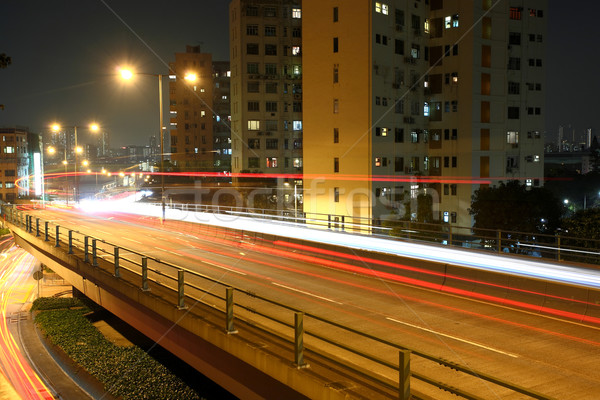 highway at night  Stock photo © leungchopan