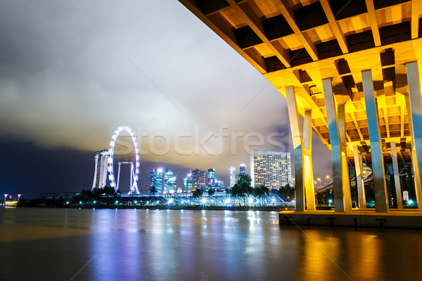 Singapour ville eau mer urbaine asian [[stock_photo]] © leungchopan