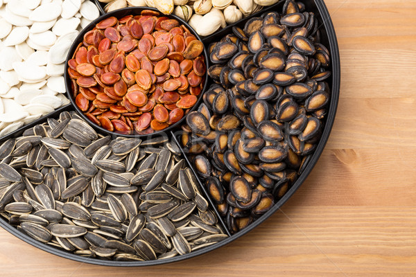 Assorted Snack tray for Lunar new year Stock photo © leungchopan