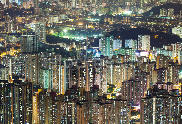 Residential building in Hong Kong Stock photo © leungchopan