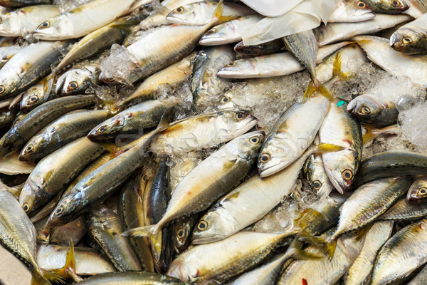 Freshness fish in the market stall Stock photo © leungchopan