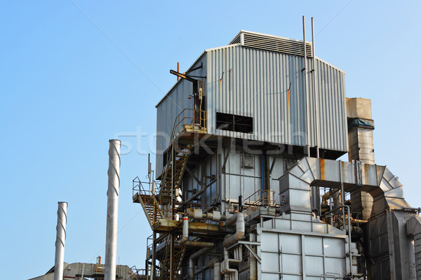 Ipartelep fém füst olaj ipari energia Stock fotó © leungchopan