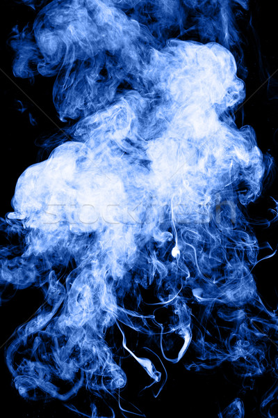 Smoke on the black background  Stock photo © leungchopan