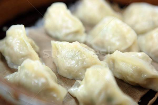 Cinese dim sum carne squadra asian bianco Foto d'archivio © leungchopan