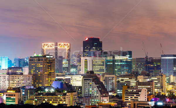 Seoul città strada costruzione panorama urbana Foto d'archivio © leungchopan