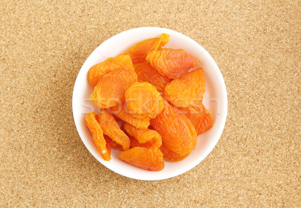 Dried apricots with toothpick Stock photo © leungchopan