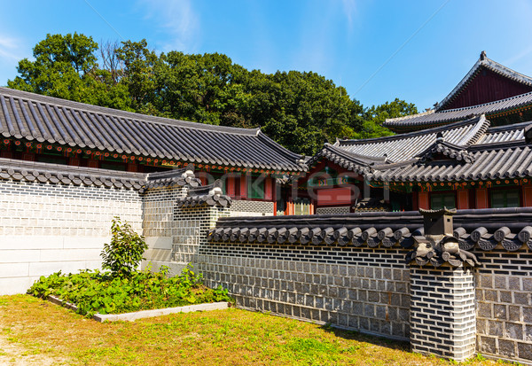 Korean traditional architecture Stock photo © leungchopan