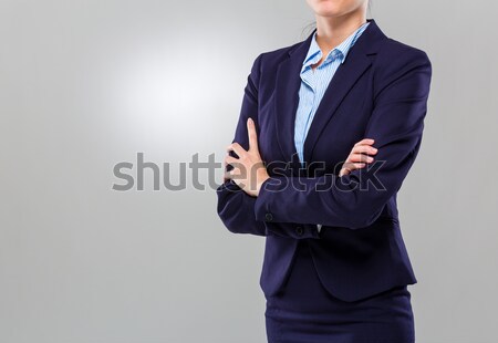 Businesswoman crossed arm Stock photo © leungchopan