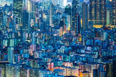 Residential building in Hong Kong Stock photo © leungchopan