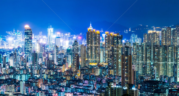 Urban cityscape in Hong Kong Stock photo © leungchopan