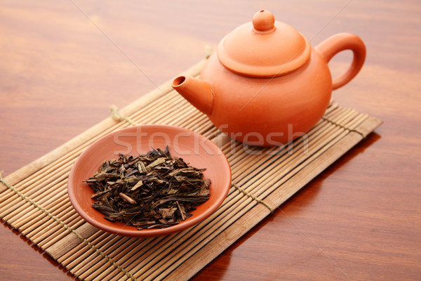 китайский чай чайник продовольствие здоровья Кубок Сток-фото © leungchopan