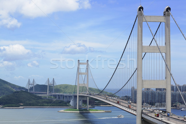 Tsing Ma Bridge Stock photo © leungchopan