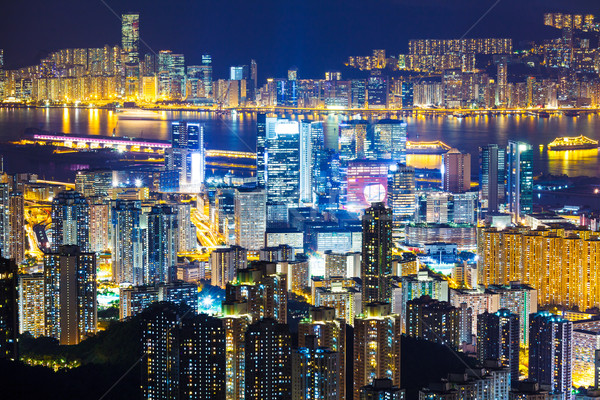 Hong Kong city skyline Stock photo © leungchopan