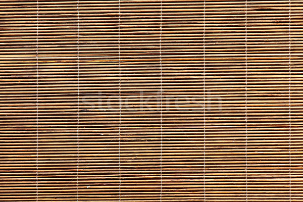 Stock photo: Bamboo placemat texture