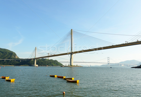Stock photo: Ting Kau Bridge in Hong Kong