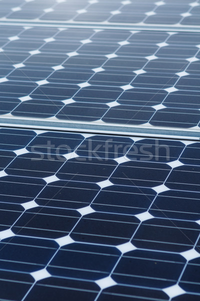 Zonnepaneel energie macht cel zonne zonlicht Stockfoto © leungchopan